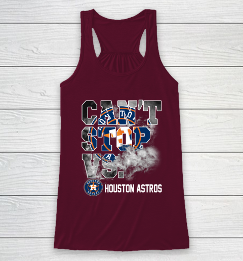 MLB Houston Astros Baseball Can't Stop Vs Houston Astros Racerback Tank 2
