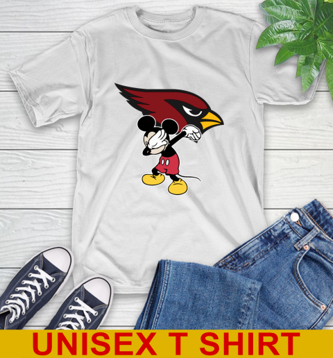Arizona Cardinals NFL Football Dabbing Mickey Disney Sports T-Shirt