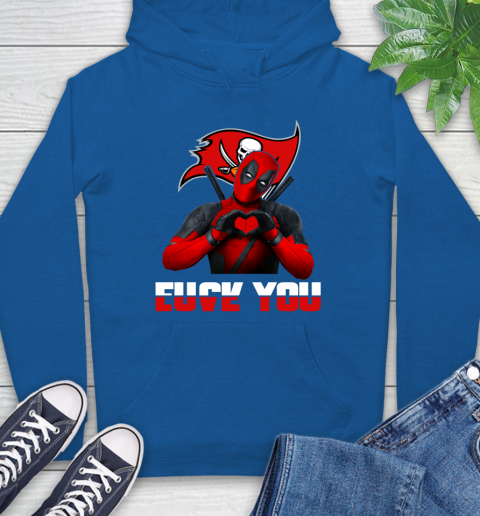 NHL Tampa Bay Buccaneers Deadpool Love You Fuck You Football Sports Hoodie 9