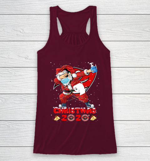 Tampa Bay Buccaneers Funny Santa Claus Dabbing Christmas 2020 NFL Racerback Tank 2
