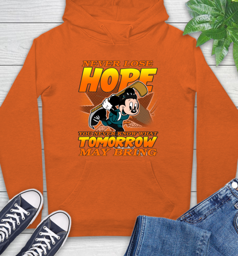 San Jose Sharks NHL Hockey ootball Mickey Disney Never Lose Hope Hoodie 4
