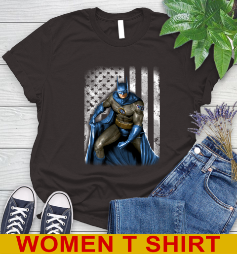 Tennessee Titans NFL Football Batman DC American Flag Shirt Women's T-Shirt 9