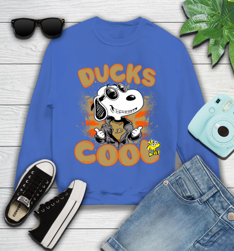 NHL Hockey Anaheim Ducks Cool Snoopy Shirt Youth Sweatshirt 5