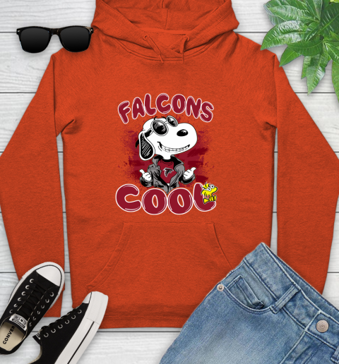 NFL Football Atlanta Falcons Cool Snoopy Shirt Youth Hoodie 4