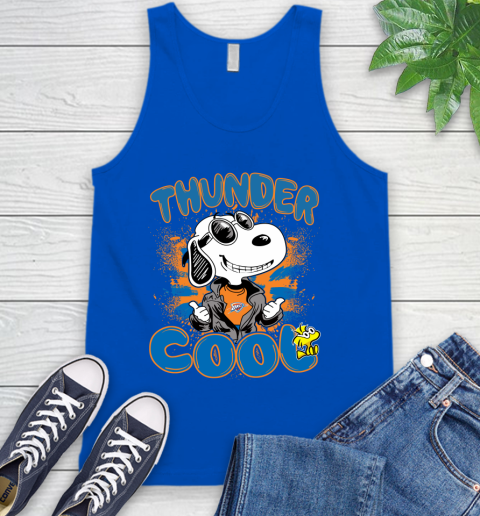 NBA Basketball Oklahoma City Thunder Cool Snoopy Shirt Tank Top 4