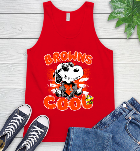NFL Football Cleveland Browns Cool Snoopy Shirt Tank Top 5