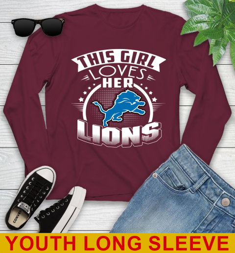 Detroit Lions NFL Football This Girl Loves Her Team 122