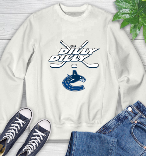 NHL Vancouver Canucks Dilly Dilly Hockey Sports Sweatshirt