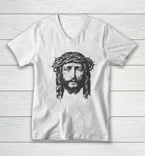 CJ Stroud Jesus V-Neck T-Shirt