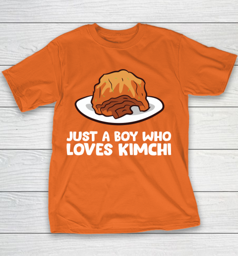 Just a Boy Who Loves Kimchis Funny Kimchi Youth T-Shirt 4