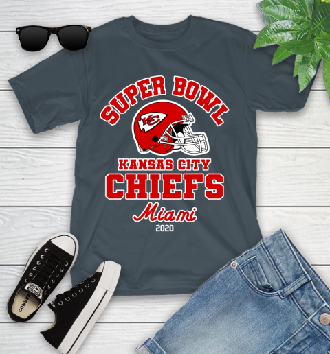 Kansas City Chiefs Super Bowl Champion Miami Logo 2020 NFL Shirts 102