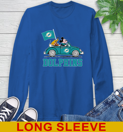 NFL Football Miami Dolphins Pluto Mickey Driving Disney Shirt Long Sleeve T-Shirt 10 NFL Football Miami Dolphins Pluto Mickey Driving Disney Shirt Long Sleeve T-Shirt - Image 10