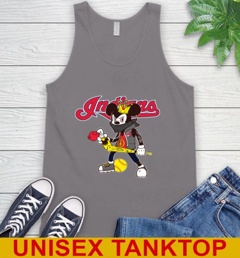 Cleveland Indians MLB Baseball Mickey Peace Sign Sports Tank Top 7