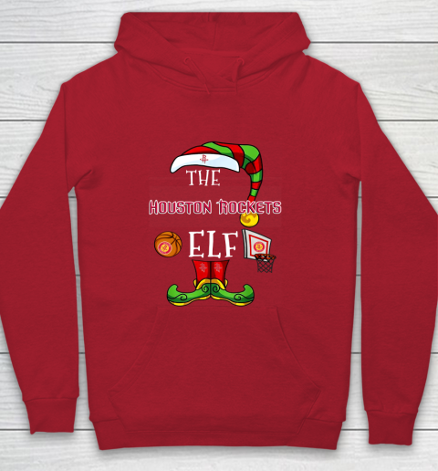 Houston Rockets Christmas ELF Funny NBA Youth Hoodie 7