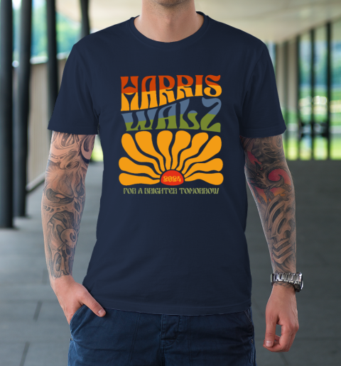 Harris Waltz For A Brighter Tomorrow Boho Aesthetic T-Shirt 2