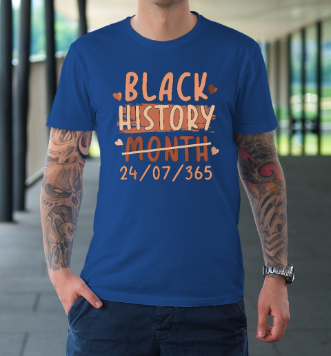 Black History Month Afro Melanin Black Women Afro American T-Shirt 7