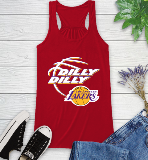 NBA Los Angeles Lakers Dilly Dilly Basketball Sports Racerback Tank 6