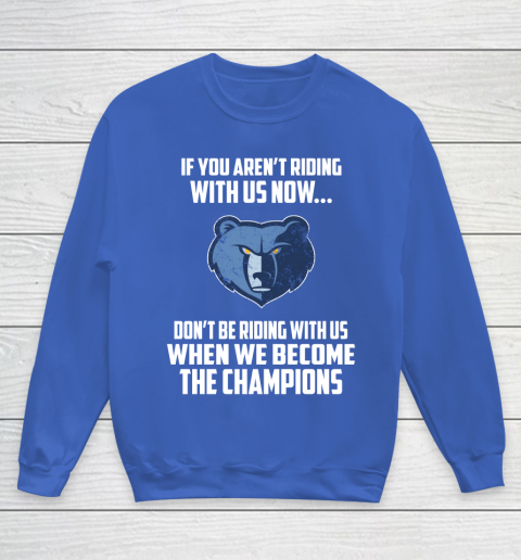 NBA Memphis Grizzlies Basketball We Become The Champions Youth Sweatshirt 6