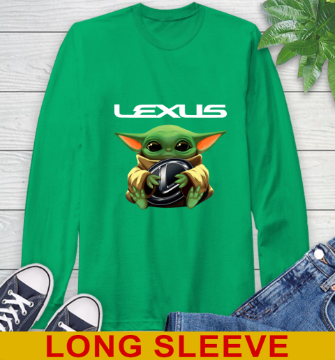 Star Wars Baby Yoda Hugs Lexus Car Shirt 62
