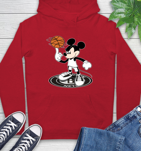 NBA Basketball Brooklyn Nets Cheerful Mickey Disney Shirt Hoodie 11