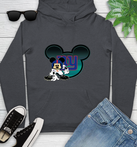 NFL New York Giants Mickey Mouse Disney Football T Shirt Youth Hoodie 8