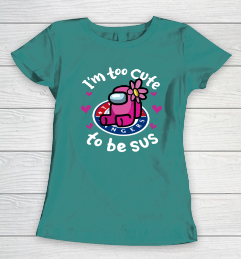 Cute women's cheap texas rangers shirt