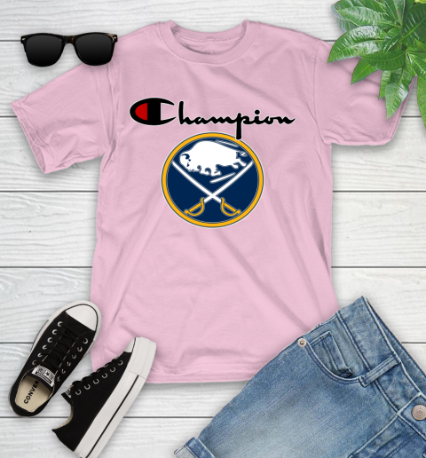 NHL Hockey Buffalo Sabres Champion Shirt Youth T-Shirt 7