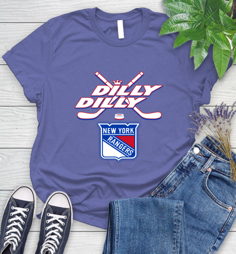 NHL New York Rangers Dilly Dilly Hockey Sports Women's T-Shirt 11