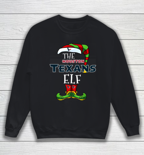 Houston Texans Christmas ELF Funny NFL Sweatshirt