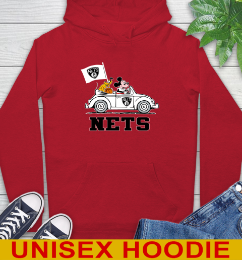 NBA Basketball Brooklyn Nets Pluto Mickey Driving Disney Shirt Hoodie 10