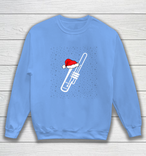 Christmas Gift Trombone Santa Trombone Funny Xmas Pajama Sweatshirt 8