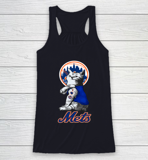 MLB Baseball My Cat Loves New York Mets Racerback Tank 7