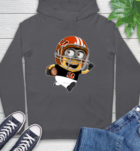 NFL Cincinnati Bengals Minions Disney Football Sports Hoodie 7