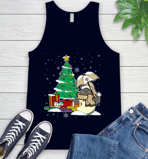 New Orleans Saints NFL Football Cute Tonari No Totoro Christmas Sports Tank Top 2