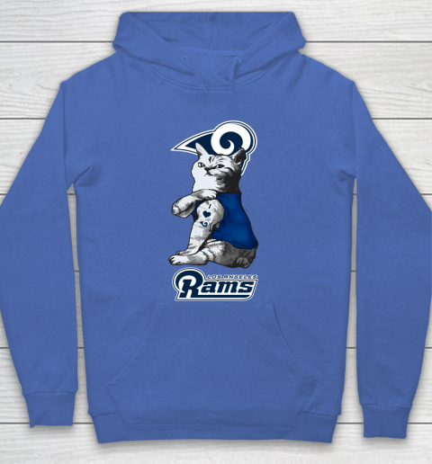 NFL Football My Cat Loves Los Angeles Rams Hoodie 6