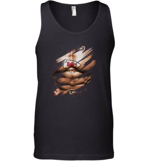 NFL Logo 3D Art Chest Kansas City Chiefs Tattoo Tank Top