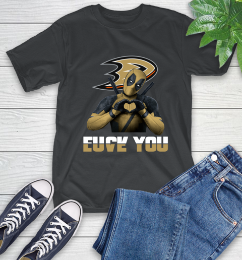 NHL Deadpool Love You Fuck You Hockey Sports T-Shirt
