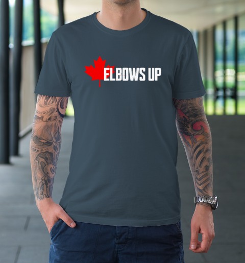 Elbows Up Canada True North Strong and Free Proud Canadian T-Shirt 4