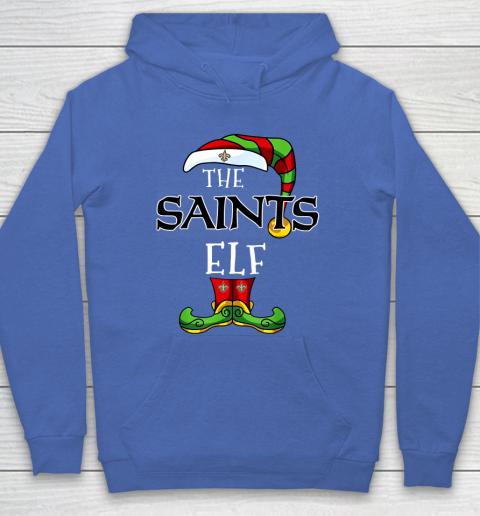 New Orleans Saints Christmas ELF Funny NFL Hoodie 6