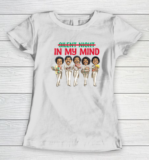 In My Mind Black African American Family Matching Christmas Women's T-Shirt