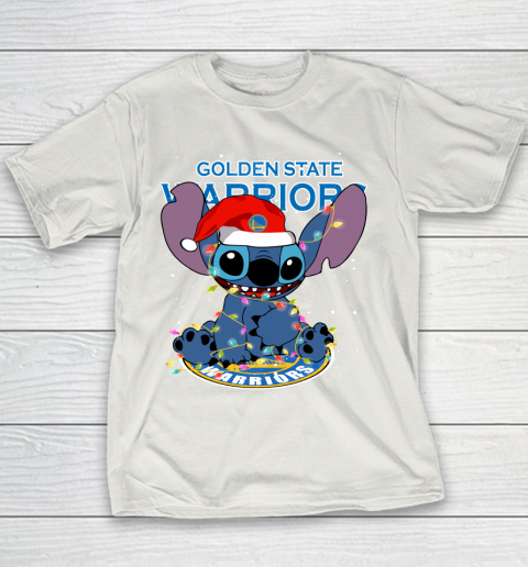 Golden State Warriors NBA noel stitch Basketball Christmas Youth T-Shirt 8