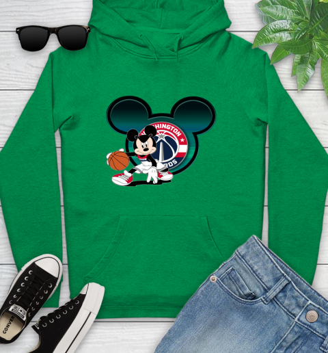 NBA Washington Wizards Mickey Mouse Disney Basketball Youth Hoodie 7