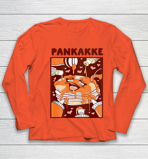 Pankakke Food Funny Cake Cupkakke Youth Long Sleeve 2