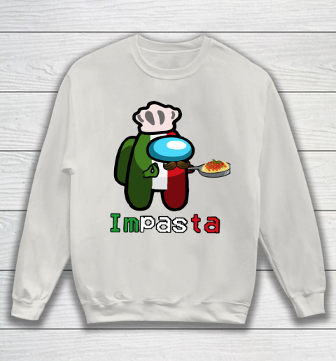 Among Us Crewmate IMPASTA Among Us Sweatshirt Tee For Sports