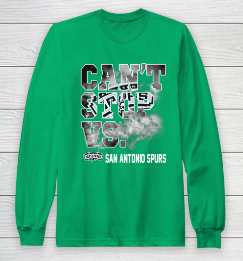 NBA San Antonio Spurs Basketball Can't Stop Vs Long Sleeve T-Shirt 4