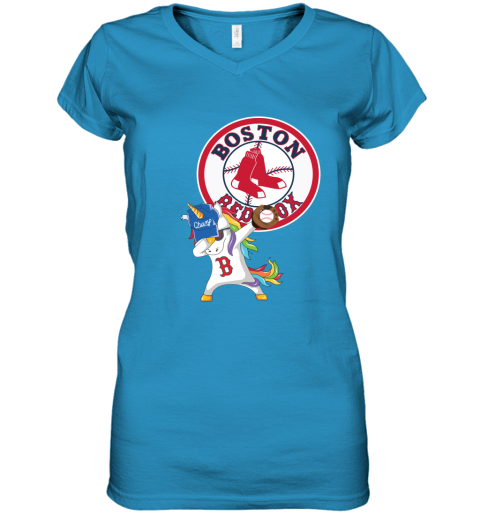 Hip Hop Dabbing Unicorn Flippin Love Boston Red Sox Youth T-Shirt 