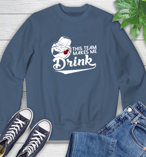 Miami Heat NBA Basketball This Team Makes Me Drink Adoring Fan Sweatshirt 8