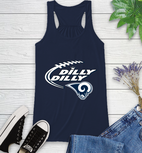 NFL Los Angeles Rams Dilly Dilly Football Sports Racerback Tank 12