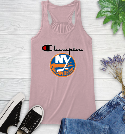 NHL Hockey New York Islanders Champion Shirt Racerback Tank 7 NHL Hockey New York Islanders Champion Shirt Racerback Tank - Image 7