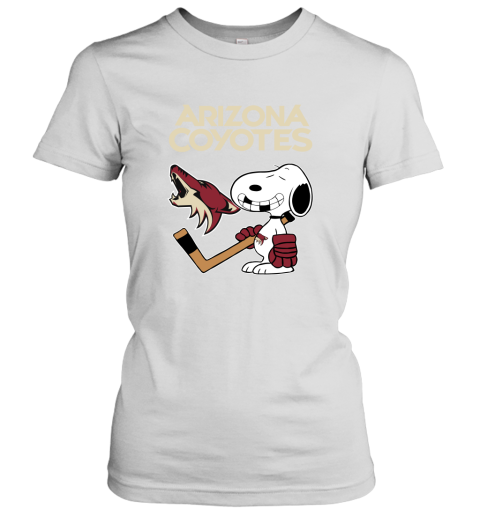 Arizona Coyotes Ice Hockey Broken Teeth Snoopy NHL Women's T-Shirt